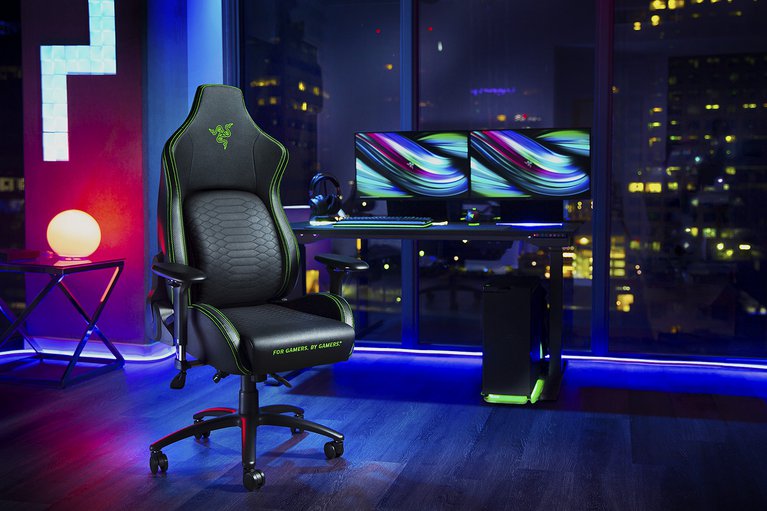 Razer Iskur - Black / Green